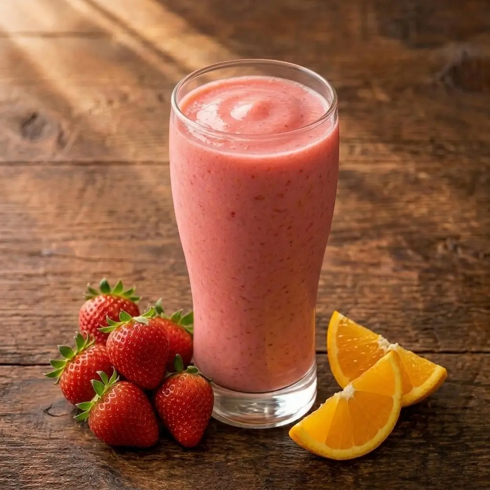 Strawberry and Orange Smoothie